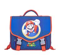 Cartable SUPER MARIO 38cm 2 compartiments bleu