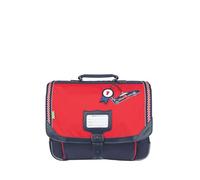 Cartable - TANN'S - Noe - Bleu Rouge - 38x29x15 cm - Polyester recyclé
