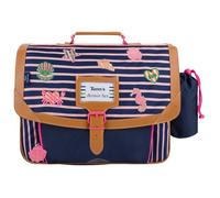 Cartable - TANN'S - Océane - 38 x 31 x 15 cm - Bleu - Poche à gourde amovible