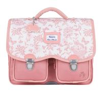 Tann's Cartable Toile de Jouy Rose Polyester recyclé Maternelle