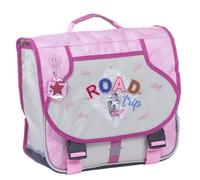 Cartable - TEO JASMIN - Racing - 38 CM - Rose - Haut de Gamme - Enfant