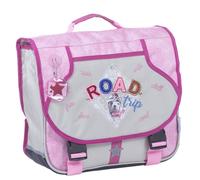 Cartable Tissu Imprimé Road Trip Teo Jasmin 38 Cm Noir / Rose / Gris TU