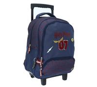 Cartable Trolley Garçon Quidditch Harry Potter - 2 Compartiments 45 Cm Bleu / Bordeaux TU