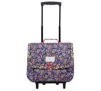 Cartable trolley - TANN'S - Elena - 38 cm - Bleu - Matière principale recyclée (bouteilles)