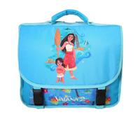 Bagtrotter - Cartable 38 cm - Vaiana Bleu Turquoise - Primaire - Dos et bretelles rembourrés - Fond renforcé - Licence Officielle Disney