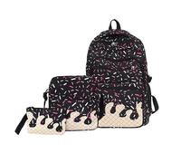 Cartables esthétiques 3 Pièces : Sac à Dos Mignon à Compartiments, Sac