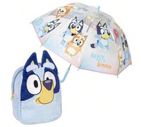 Cartables pour enfants Ce charmant pack enfant pour les amoureux de Bluey contient :SAC À DOS BLUEY : Inspiré du chiot intrépide, il est fabriqué en polyester et dispose d'un compartiment principal av
