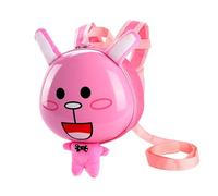 Cartables pour enfants pour la rentrée scolaire Sacs à dos rigides mignons Sacs à dos pour enfants et filles Sacs à dos légers en coquille d'œuf pour sortir Petits sacs à bandoulière pour femmes (rose