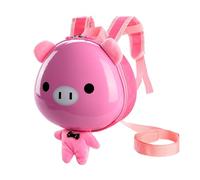 Cartables pour enfants pour la rentrée scolaire Sacs à dos rigides mignons Sacs à dos pour enfants et filles Sacs à dos légers en coquille d'œuf pour sortir Petits sacs à bandoulière pour femmes (rose