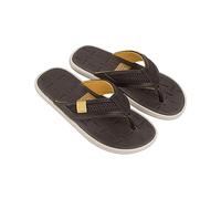 Cartago Homme Malta V Thong AD Flip-Flop, Beige/Brown/Green, 41 EU