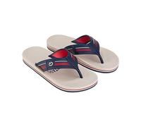 Cartago Homme Siena II DEDO AD Flip-Flop, Beige/Blue/Red, 47 EU