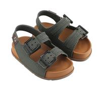 CARTAGO KIDS Carthage Milao Slide Baby, Aj342 Beige/Green Sandale Plate, Vert, 24 EU