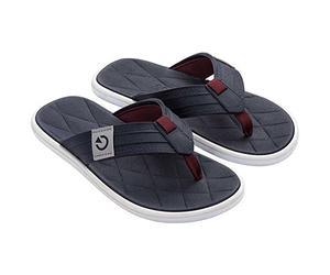 CARTAGO Malte IV Thong Ad, Sandales pour homme - Blanc - Blanc/bleu/rouge, 43 EU EU