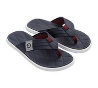 CARTAGO Malte IV Thong Ad, Sandales pour homme, Blanc/bleu/rouge, 42 EU