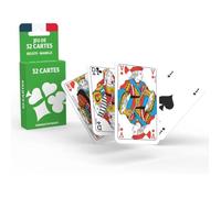 LA DUCALE Jeu de 32 Cartes - Jeu de belote, Manille, Poker Menteur