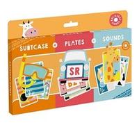 Cartamundi jeu de voyage Backseat Games junior 5,6 x 8,7 cm 3 parties Multicolore G