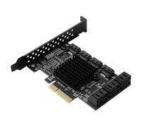 Carte 10 Ports D’Extension Serial Ata 3.0 Pci-e X4 pour Disque Dur