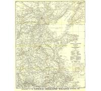 Carte 1900 du nord-est de la Chine