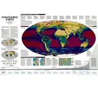 Carte 1997 de la Terre en danger