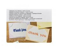 Carte 2 Polices Pour Calligraphie Sdx - Scanncut