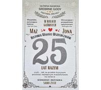 Carte 25e anniversaire de mariage (argent)