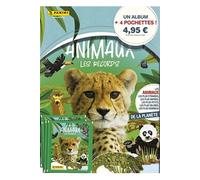 Panini Le Monde des Animaux - Les Records Album + 4 Pochettes