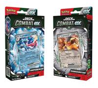 Pokémon – Jeu de cartes – Deck de Combat Amphinibi-ex ou Kangourex-ex – Modèle aléatoire – Version française