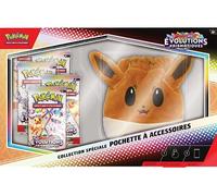 Pokémon – Coffret accessoires Évolutions Prismatiques – Pochette Écarlate et Violet (5 boosters)