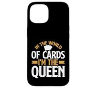 Carte à Collectionner in The World of Cards im The Queen Coque pour iPhone 15