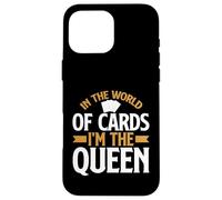 Carte à Collectionner in The World of Cards im The Queen Coque pour iPhone 16 Pro Max