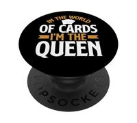 Carte à Collectionner in The World of Cards im The Queen PopSockets PopGrip Adhésif