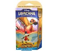 Ravensburger – JCC Disney Lorcana Les Terres d'Encres – Deck de démarrage Rubis & Saphir