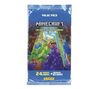 Panini Minecraft Trading Cards 3 - Create, Explore, Survive Fat Pack 24 Cartes + 2 Cartes Bonus