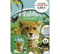 Carte à collectionner Panini Album Animaux avec 4 pochettes Multicolore G