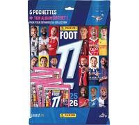 Panini Foot 2025-26 Ligue 1 McDonald's Pack de démarrage (5 Pochettes + Album Offert)