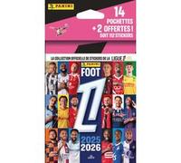 Carte à collectionner Panini Foot 2025-2026 Ligue 1 McDonald's Blister 14 pochettes + 2 offertes Multicolore