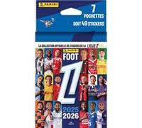 Panini FOOT 2025-26 LIGUE 1 McDONALD'S Blister 7 pochettes de 7 stickers