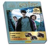 Panini Harry Potter Une Annee à Poudlard Coffret de 1 Album + 18 Pochettes + 3 Cartes Edition Limitée