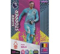 Carte à collectionner Panini Premier League 2024 2025 Matz Sels Super Stopper