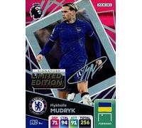 Carte à collectionner Panini Premier League 2024 2025 Mykhailo Mudryk Signature Édition limitée