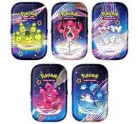 Carte à collectionner Pokémon Mini tin Destinées de Paldea Q1 24 Modèle aléatoire Multicolore G