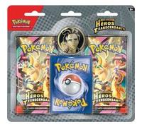 Carte à collectionner Pokémon Q126 Pack 2 boosters Méga-Evolution Héros Transcendants Multicolore