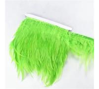 Carte à Coudre, Accessoires DIY à la Main, 2Meter Feathers Tassel Fringe Trim Clothes Ribbon Decoration Sewing Trimmings Needlework Decor(Turquoise)