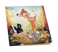 Craft Buddy – Carte à diamanter Bambi – 18 x 18 cm – Crystal Art Multicolore G