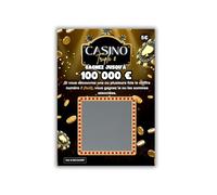 Carte à Gratter Annonce Grossesse - Bébé Arrive - Ticket Loterie Fictif Casino Triple 8 - Surprise Future Naissance, Révélation Originale, Humour, Idée Cadeau Future Maman/Papa