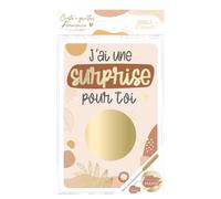 Carte a gratter annonce "mamie"