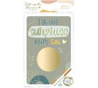 STC Carte à gratter Tu vas être grand frère Annonce naissance originale 15x10 cm
