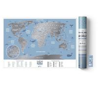 Carte à gratter - Carte de voyage Week-end Monde