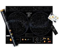 Carte à gratter - Carte du ciel étoilé