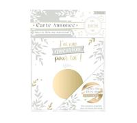 Carte à gratter modèle Annonce Marraine (baptême)